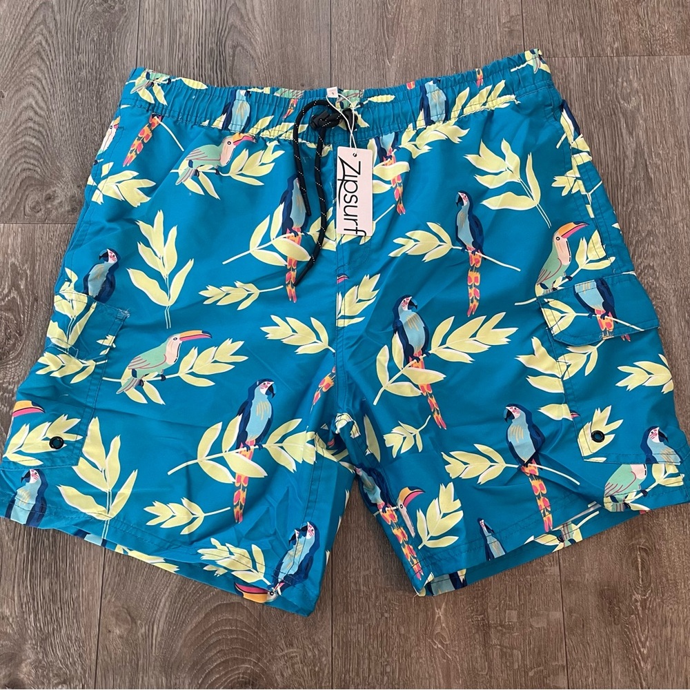Zipsurf Men’s Swimming Trunk Shorts Size Large